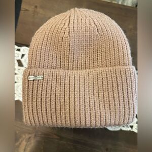 Steve Madden knit beanie tan NWOT
